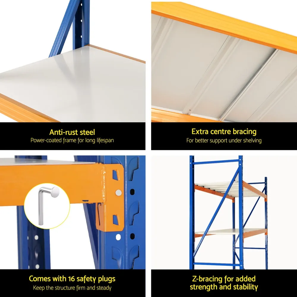 4M x 2M Garage Shelving | Warehouse Storage Rack | Heavy-Duty Shelving