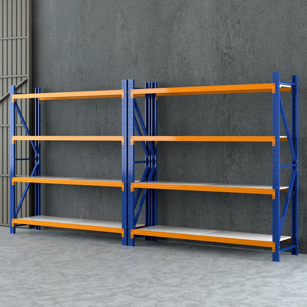 4M x 2M Garage Shelving | Warehouse Storage Rack | Heavy-Duty Shelving