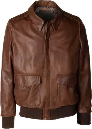 A2 Aviator Flying Tiger WWII Flight Aviator Bomber Jacket in Real Leather for Men B3 Bomber leather jacket