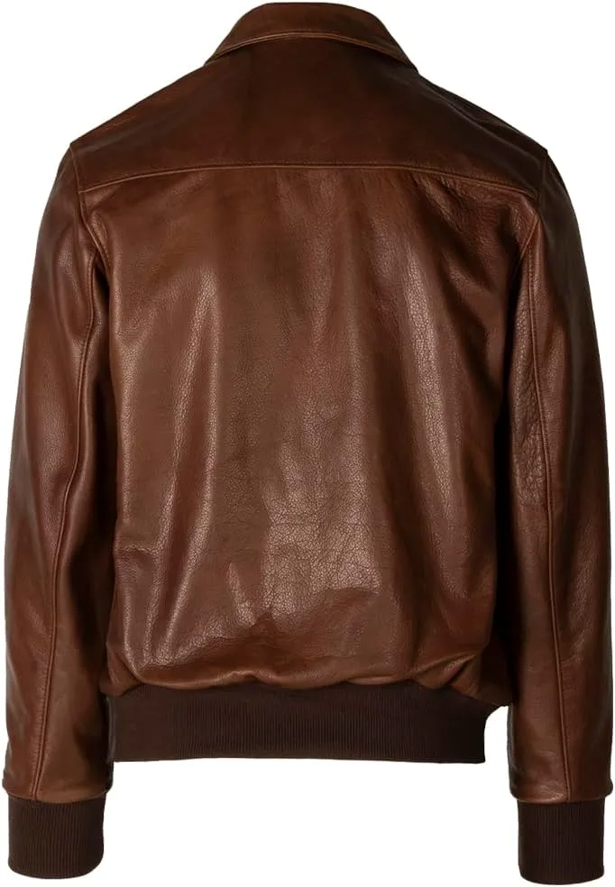 A2 Aviator Flying Tiger WWII Flight Aviator Bomber Jacket in Real Leather for Men B3 Bomber leather jacket