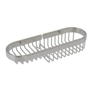 Allied Brass 2.2-in H Screw Mount Solid Brass Satin Nickel Hanging Shower Caddy