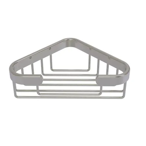 Allied Brass Corner Soap Basket in Satin Nickel