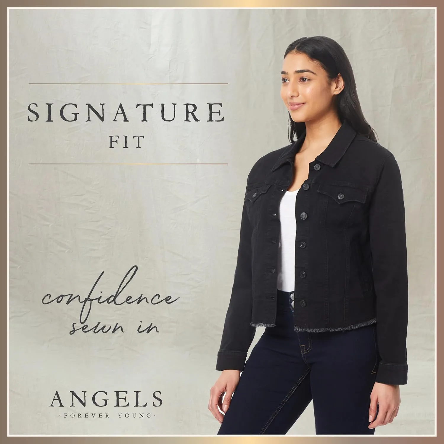 Angels Forever Young Women's Signature Denim Jacket