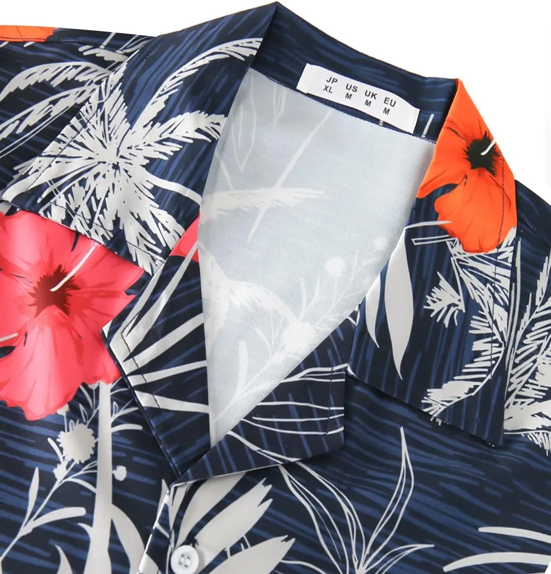 APTRO Men's Hawaiian Shirt Short Sleeve Tropical Vacation Button Down Beach Floral Palm Shirts