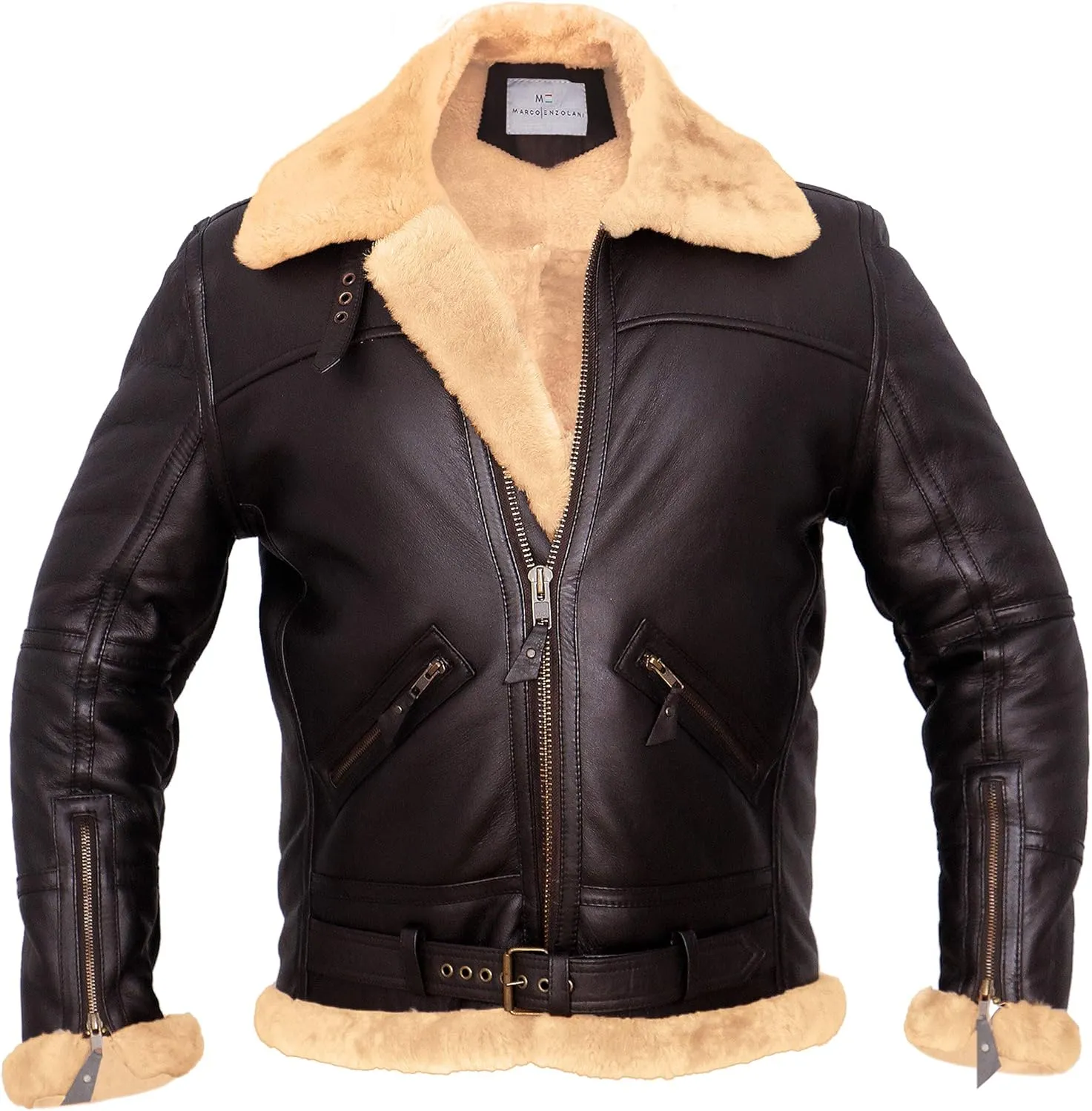 B3 Bomber Jacket Aviator Real Shearling B3 Bomber Jacket Winter
