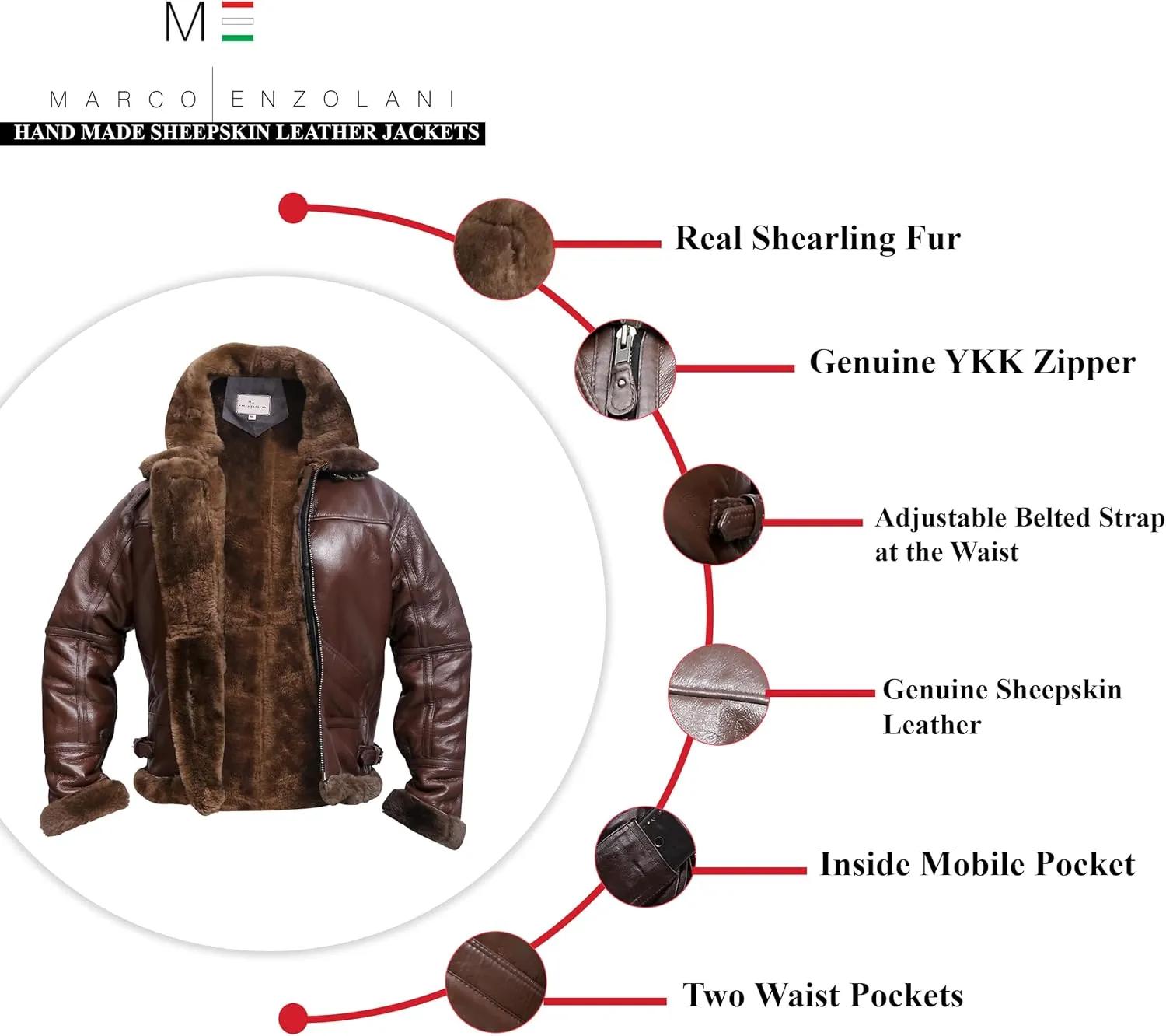 B3 Bomber Jacket Aviator Real Shearling B3 Bomber Jacket Winter