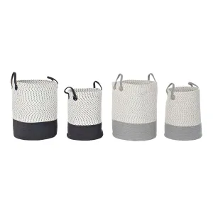 Basket Set Dkd Home Decor 40 x 40 x 52 Cm 2 Units