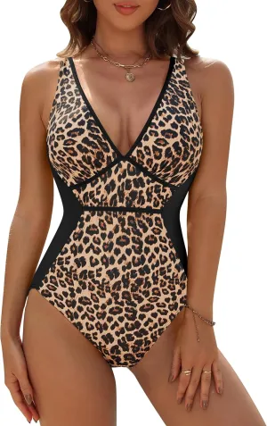 Blooming Jelly Women Tummy Control Swimsuits One Piece Modest Bathing Suit Lace Up Slimming Swim Suits 2025