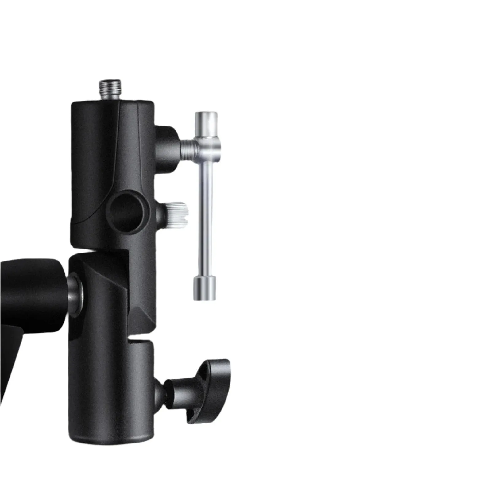 Camera Flash Bracket h Type Mount with Umbrella Softbox Holder Adapter for Speedlite Led Light Stand Tripod