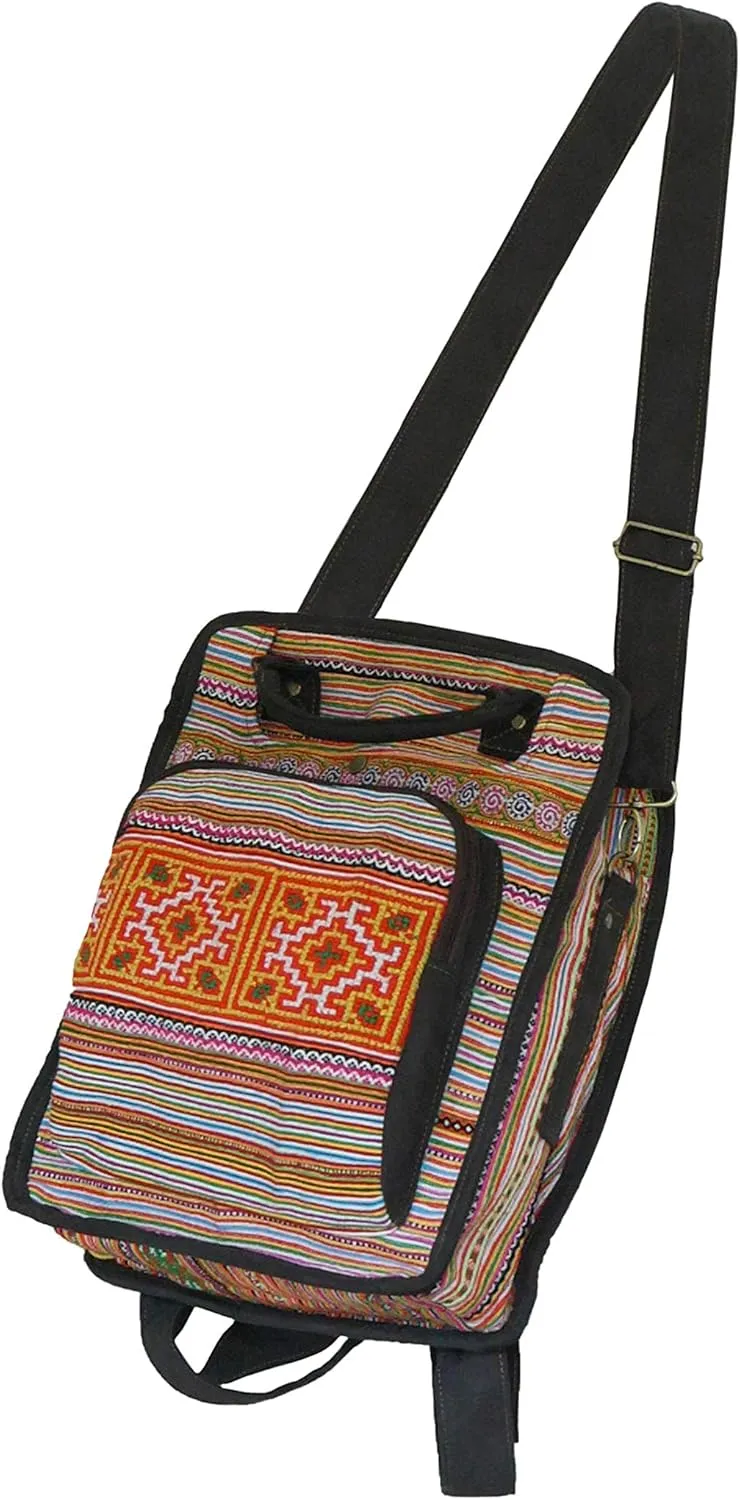 CCcollections BAG Backpack Bowling Military Bag School Bag Messenger Bag 2-4 Way for Unisex (BP3way Sunset)