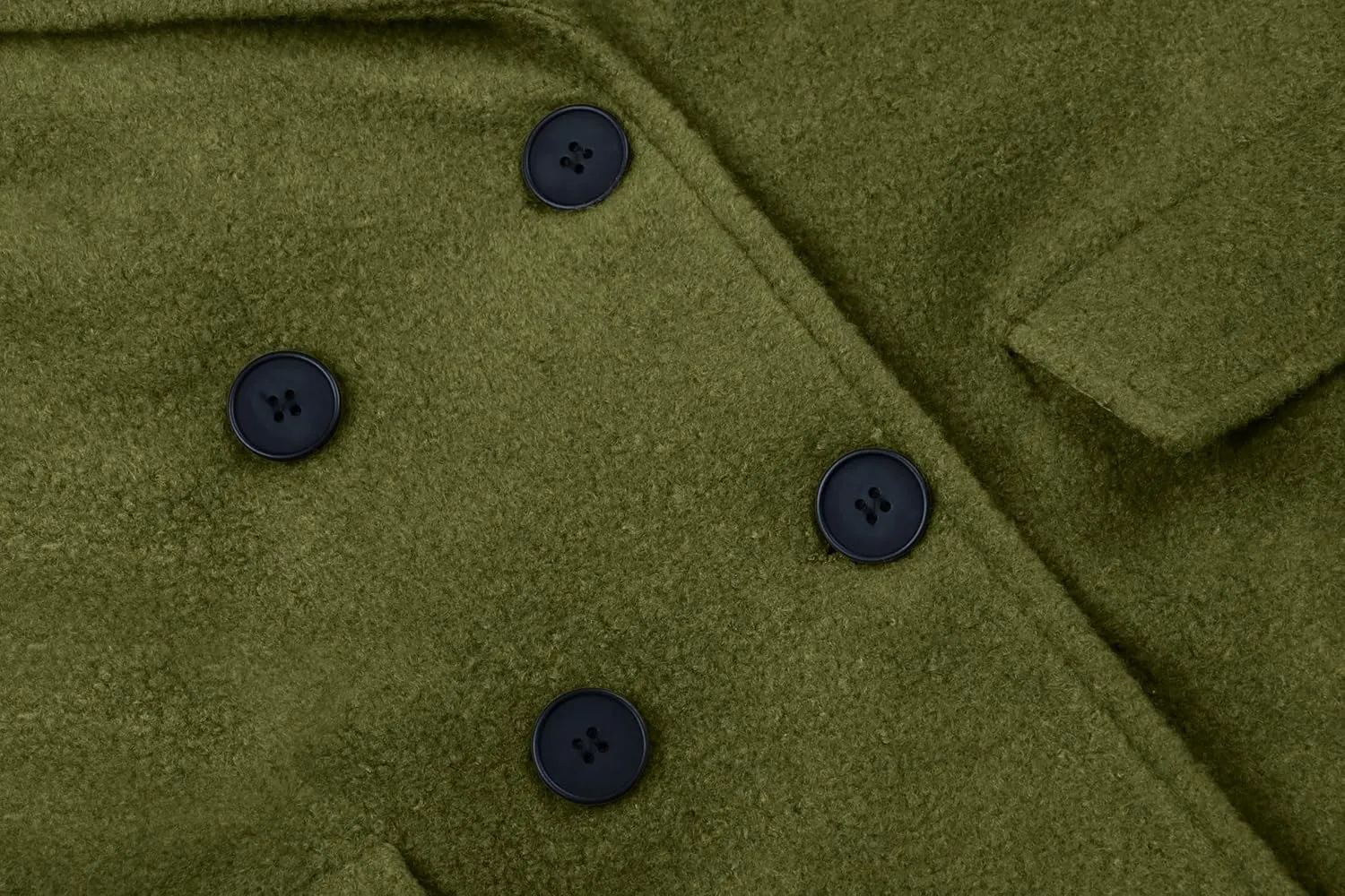 CHARTOU Women Oversized Long Winter Coats Warm Wool Blend Pea Trench Coat Overcoat