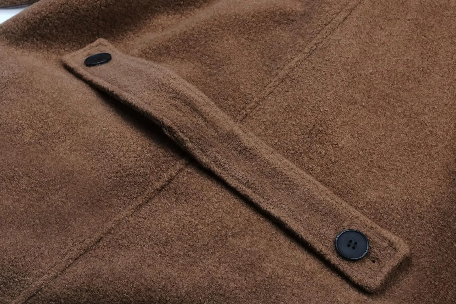 CHARTOU Women Oversized Long Winter Coats Warm Wool Blend Pea Trench Coat Overcoat