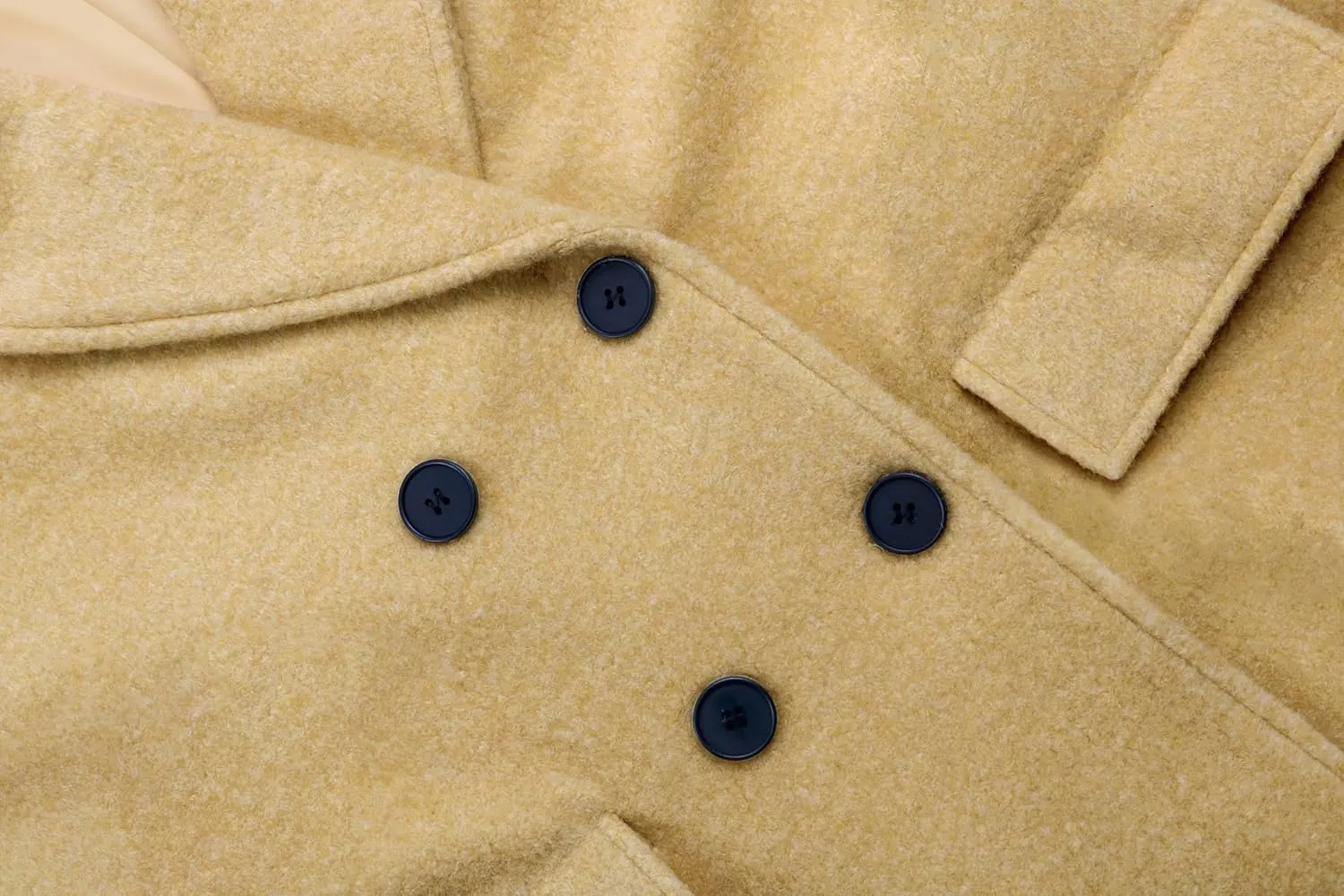 CHARTOU Women Oversized Long Winter Coats Warm Wool Blend Pea Trench Coat Overcoat