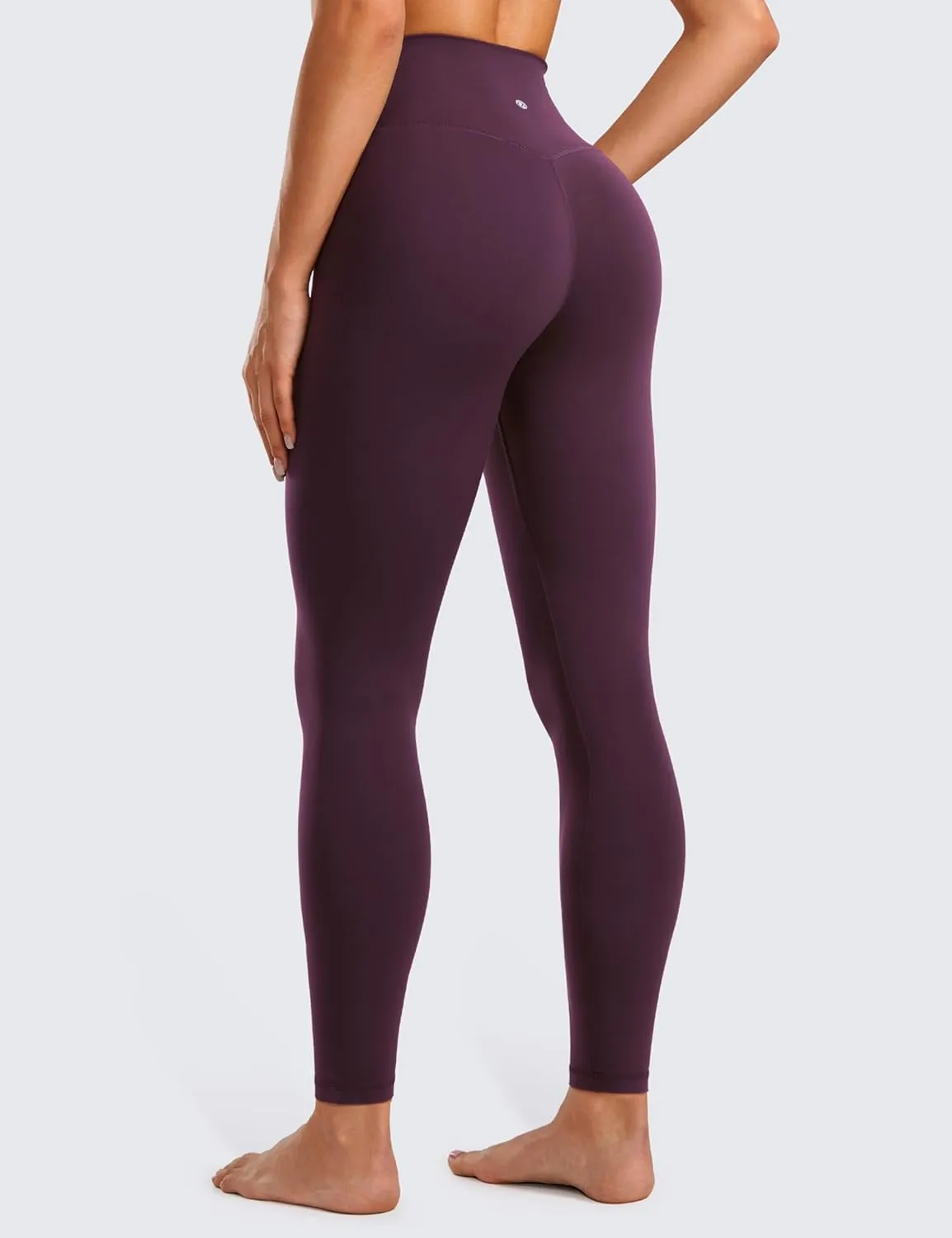 CRZ YOGA Womens Butterluxe Crossover High Waist Workout Leggings 28" - Criss Cross Full Length Gym Lounge Athletic Yoga Pants