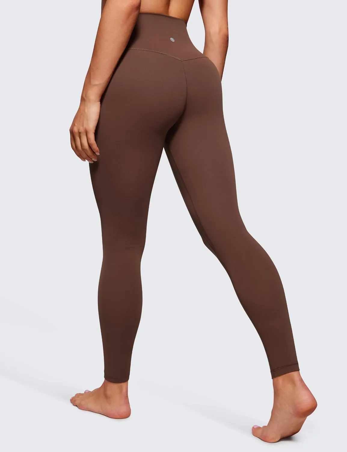 CRZ YOGA Womens Butterluxe High Waisted Yoga Leggings 28" - Double Seamed Buttery Soft Comfy Athletic Gym Workout Pants