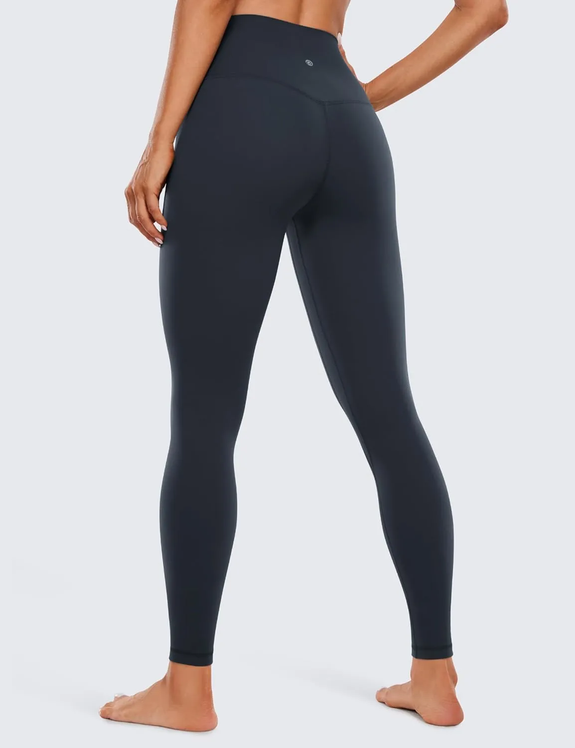 CRZ YOGA Womens Butterluxe High Waisted Yoga Leggings 28" - Double Seamed Buttery Soft Comfy Athletic Gym Workout Pants