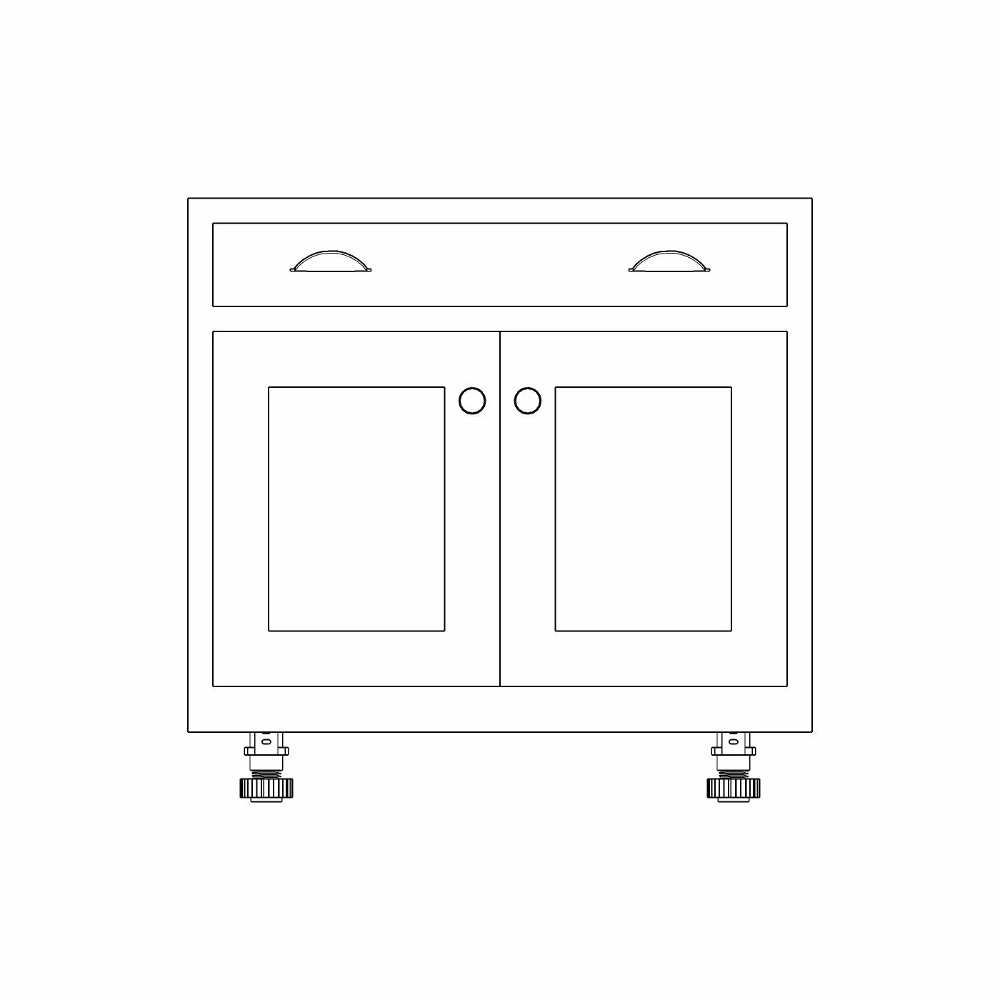 Double Drawerline Base Cabinet