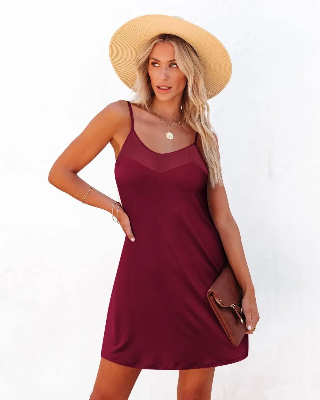 Ekouaer Women's Camisole Chemise Nightgown