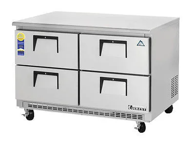 Everest ETBR2-D4 48" Four Drawer Undercounter Refrigerator