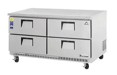 Everest ETBWR2-D4 60" Four Drawer Undercounter Refrigerator
