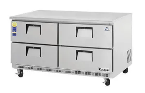 Everest ETBWR2-D4 60" Four Drawer Undercounter Refrigerator