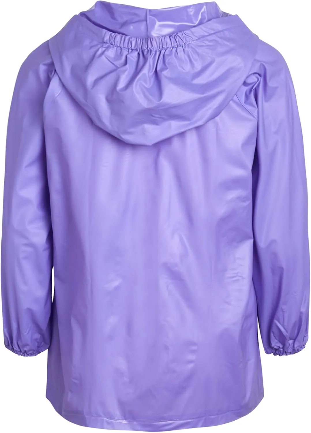 Girls' Raincoat - Waterproof Rain Jacket - Hooded Slicker Raincoat for Infants, Toddlers, Girls (12M-6)