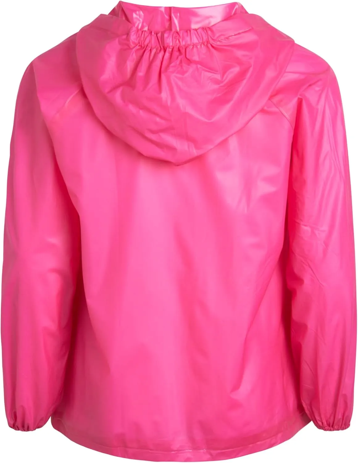 Girls' Raincoat - Waterproof Rain Jacket - Hooded Slicker Raincoat for Infants, Toddlers, Girls (12M-6)