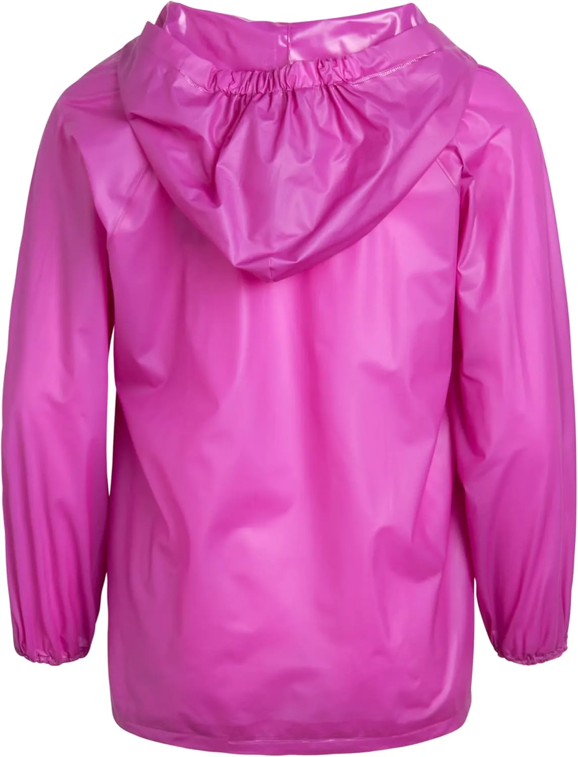 Girls' Raincoat - Waterproof Rain Jacket - Hooded Slicker Raincoat for Infants, Toddlers, Girls (12M-6)