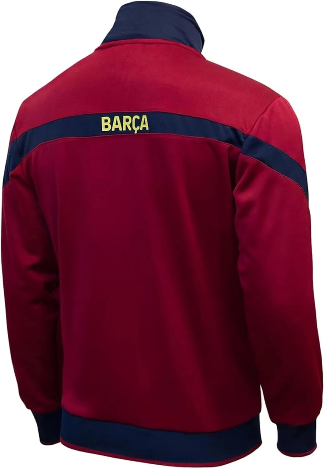Icon Sports Officially Licensed FC Barcelona Adult Soccer Zip-Up Warm Up Track Jacket