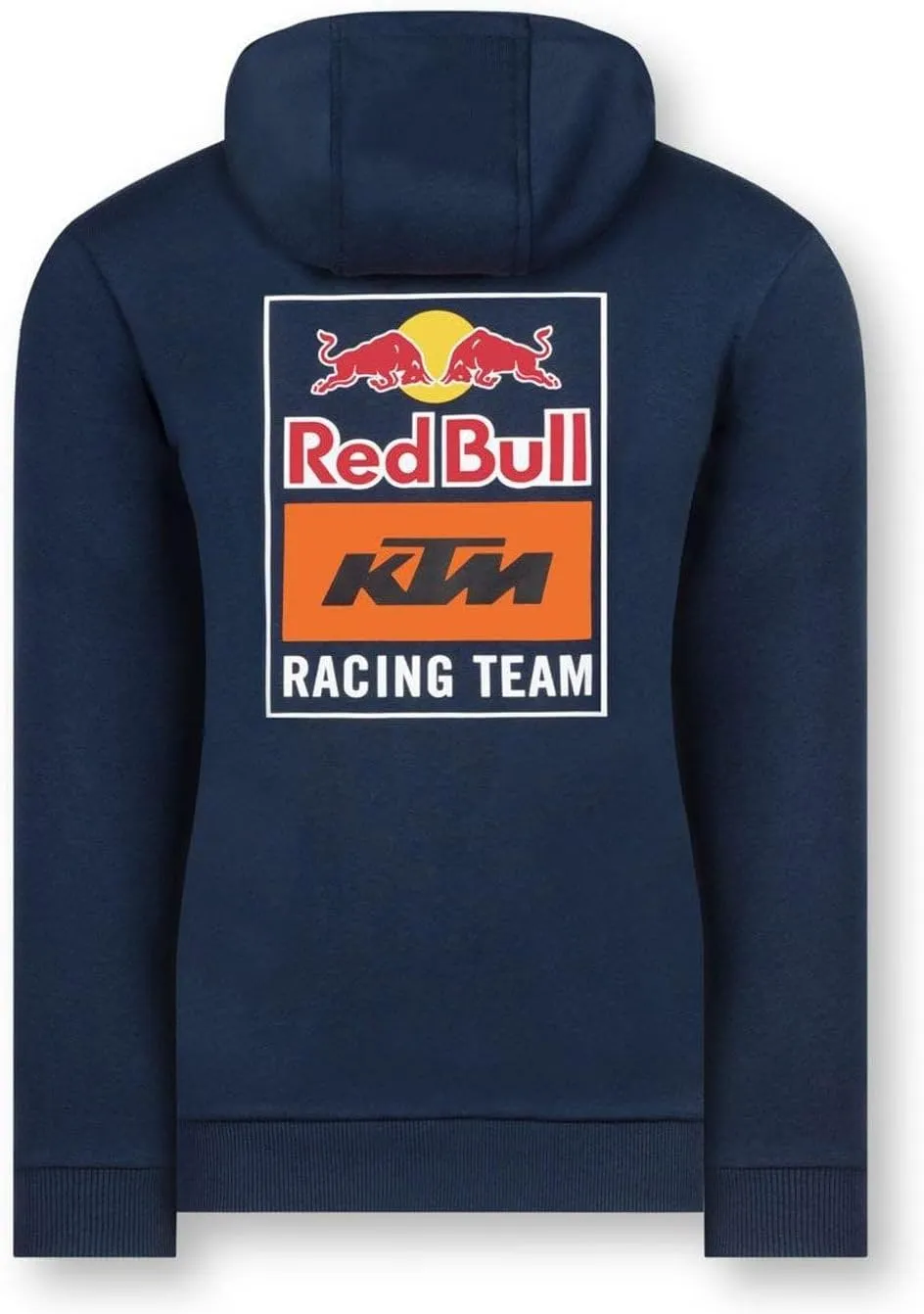 KTM Women Backprint Zip Hoodie M Navy and Orange