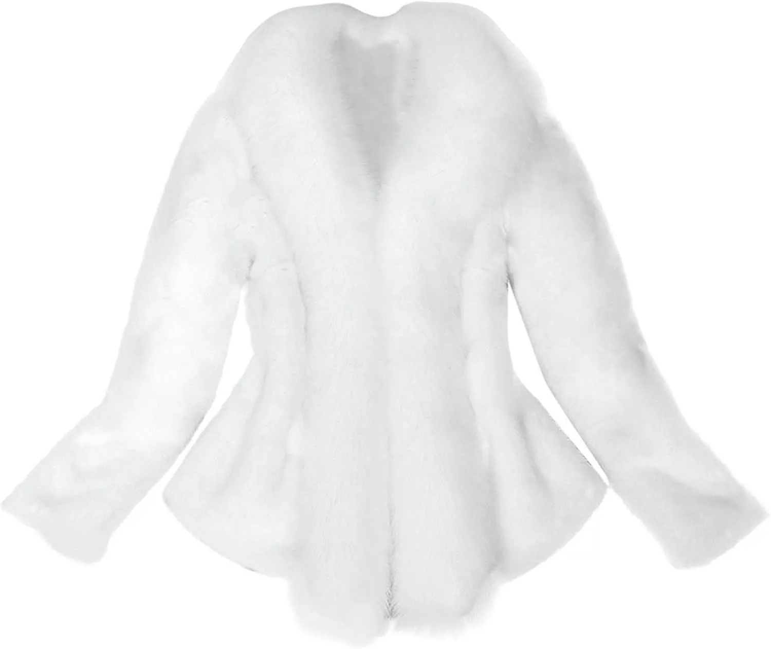 LCMTWX Womens Winter Outerwear Faux Fur Fashion Elegant Coat Pelt Thick Warm Women's Coat Long Sleeve Pockets Shaggy Faux