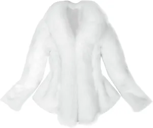 LCMTWX Womens Winter Outerwear Faux Fur Fashion Elegant Coat Pelt Thick Warm Women's Coat Long Sleeve Pockets Shaggy Faux