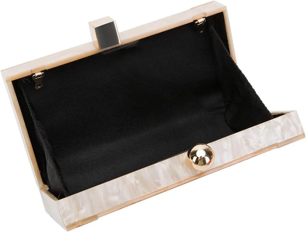 LETODE Acrylic Clutch Purses for Women Evening Clutch Bag Purse Handbag Wedding Party Cocktail