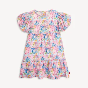 Lily Modal Magnetic Flutter Sleeve Dress