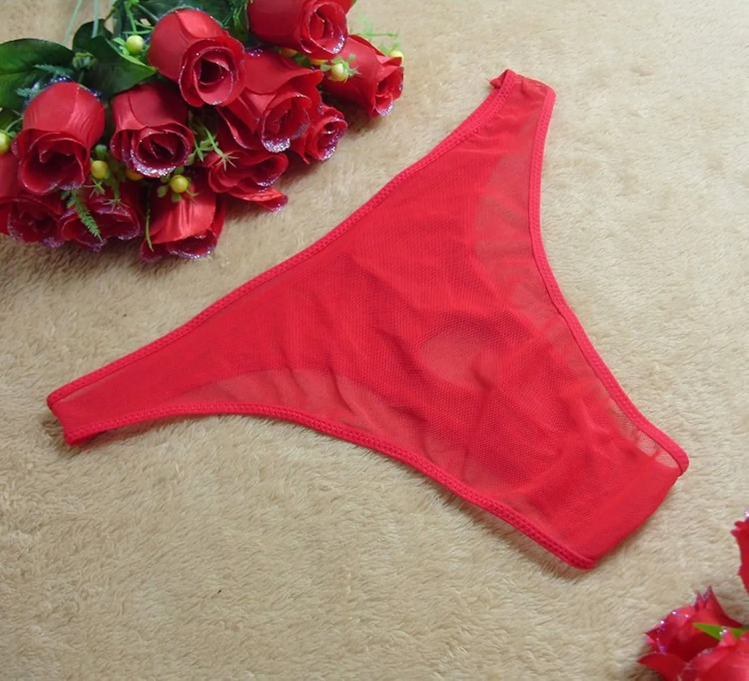 Men Bulge Pouch Underpants Sexy Low waist Briefs Soft Cotton Panties Ice Silk Seamles Underwear Pure One-piece Thong