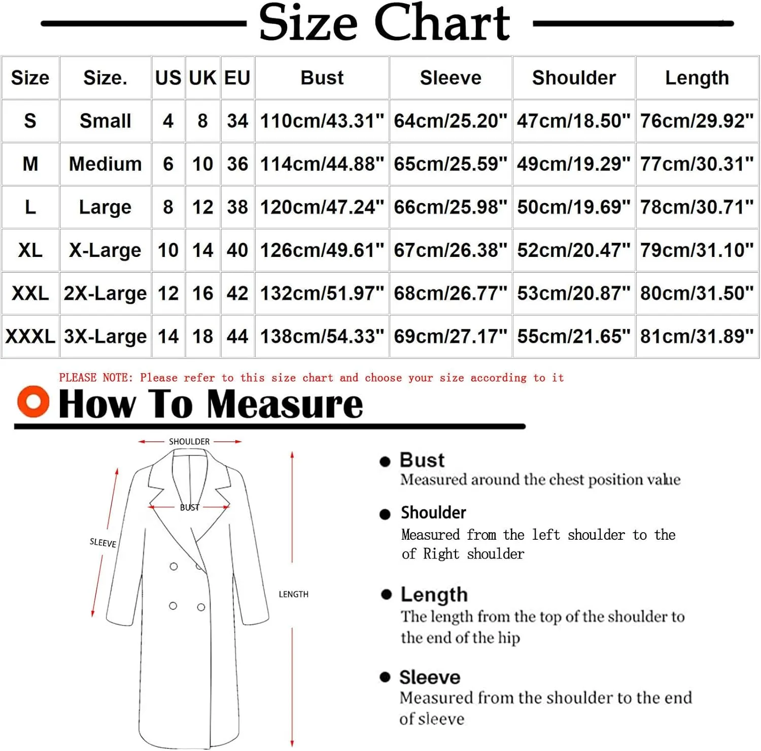 Mens Classic Pea Coat Classic Notched Lapels Double Breasted Overcoat Loose Fit Winter Warm Heavyweight Trench Coats