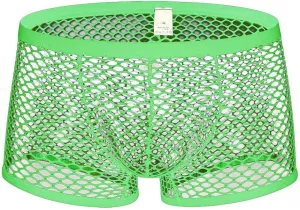 Mens Lace Mesh Underwear Rise Bulge Under Panties Boxer Briefs Stretch Boyfriend Boxer Underpants Sexy Bikini Briefs