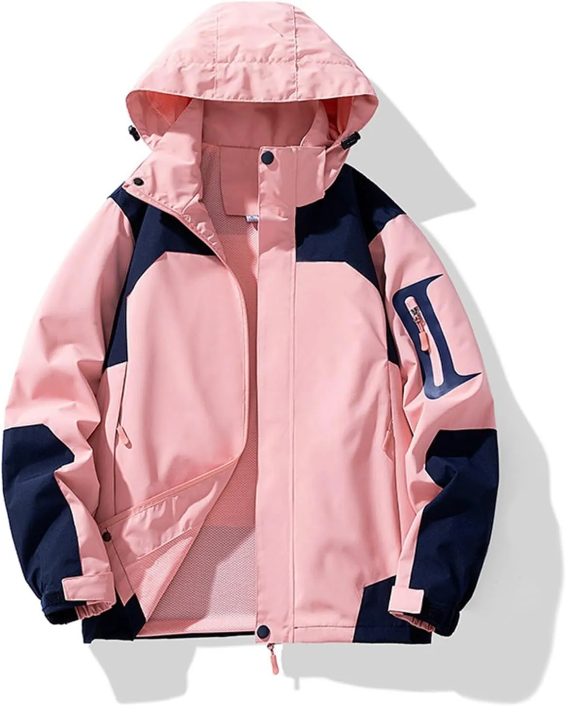 Mens Lightweight Waterproof Rain Jacket Windproof Raincoat Hooded jackets for Men Hiking Cycling Travel M-3XL