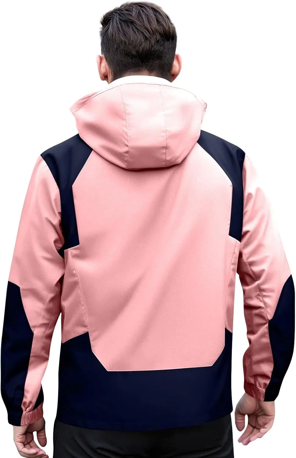 Mens Lightweight Waterproof Rain Jacket Windproof Raincoat Hooded jackets for Men Hiking Cycling Travel M-3XL