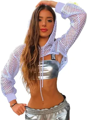 Novelty Shrug Top for Women Y2K Fashion