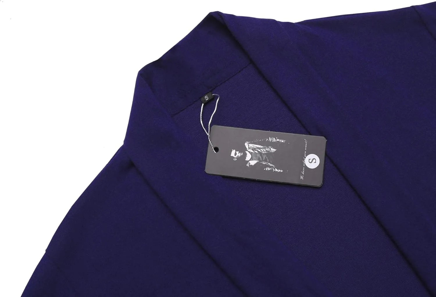 Pacinoble Men's Shawl Casual Cardigan Long Sleeve Drape Cape Lightweight Open Front Long Length Cardigan