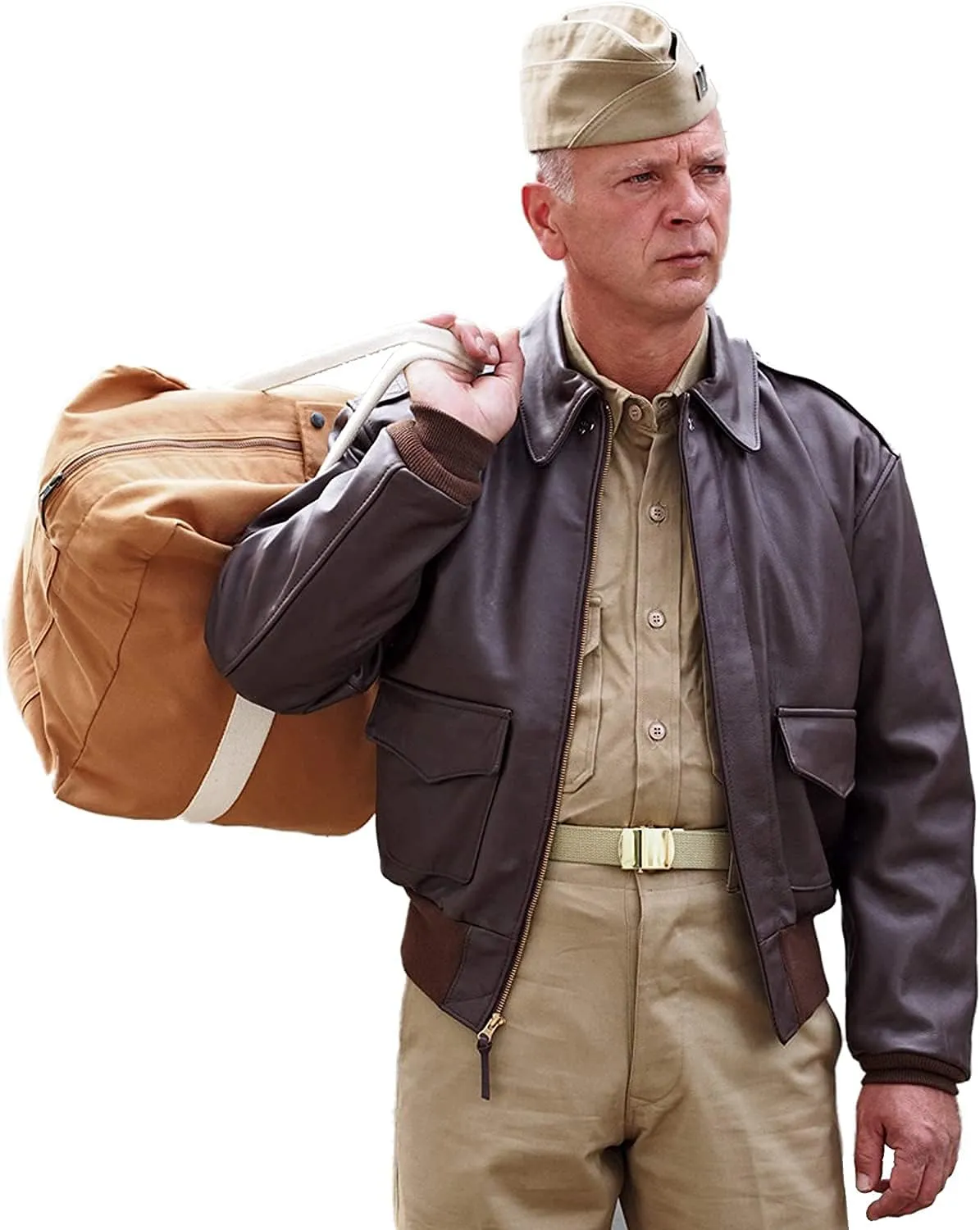 RAAF A2 Leather Flight Jacket WWII US Air Corp Air Force Genuine Leather A-2 Bomber Jacket
