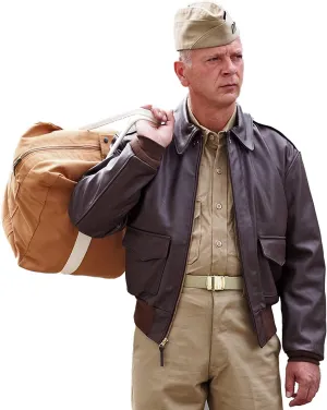 RAAF A2 Leather Flight Jacket WWII US Air Corp Air Force Genuine Leather A-2 Bomber Jacket