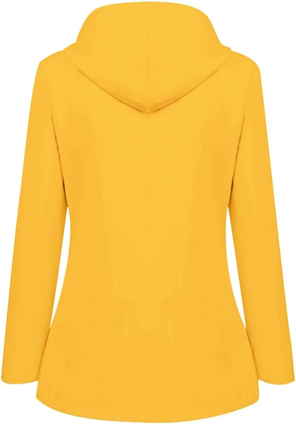 Rain Jackets for Women Windproof Waterproof Outdoor Lined Hooded Coats Fall Winter Warm Hiking Raincoat with Pockets