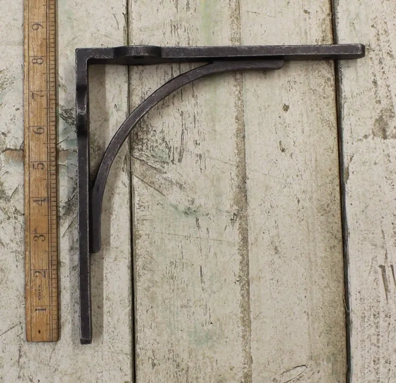 Shelf Bracket GALLOWS Radiator Lugs Cast Antique Iron 8″ x 8″