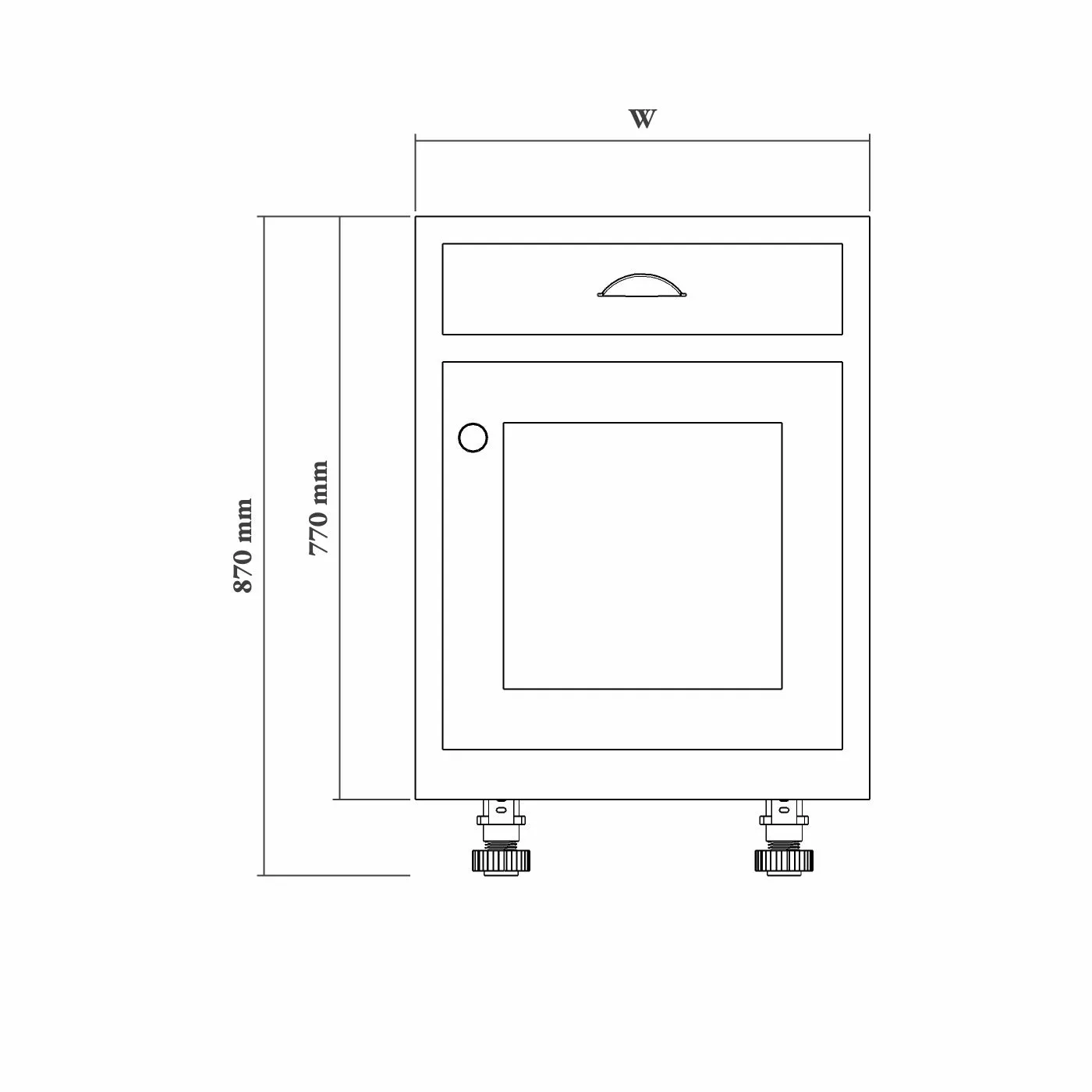 Single Drawerline Base Cabinet