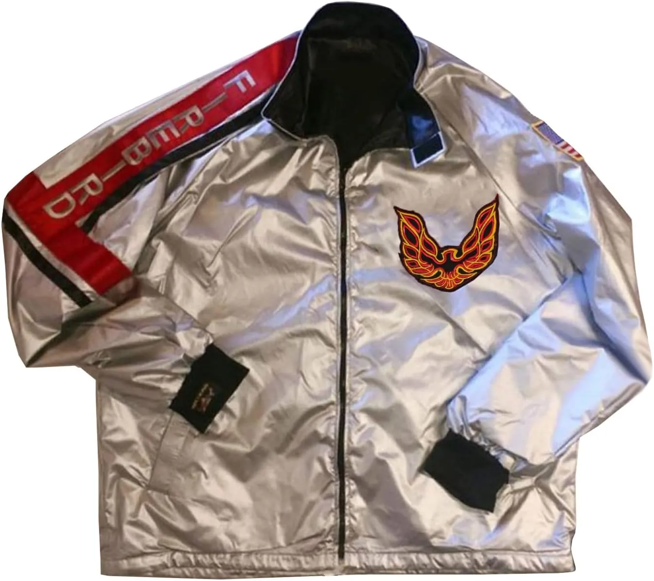 Smokey and The Bandit Burt Reynolds Red Bomber Cosplay Leather Jacket Costume