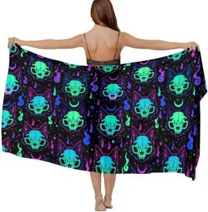 Summer Beach Scarf Sarong Swimsuit Wrap Cover Up Pareo For Ladies Girls Travel Honeymoon Cruise