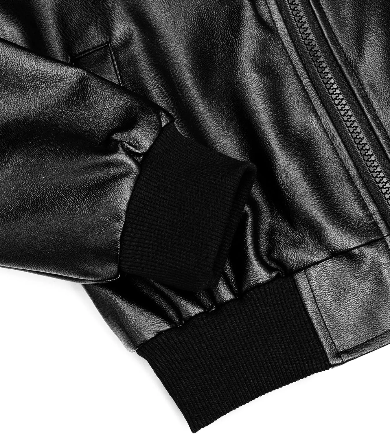 TLAENSON Boys Leather Jackets For Toddler Kids Faux Motorcycle PU Leather Coats Aged 2-12 yrs