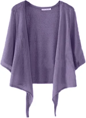 UATKIMI Women's Summer Cardigan for Women Lightweight Plus Size 3/4 Sleeve Bolero Shrug